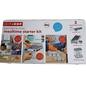Skip*Hop Easy Prep & Store Mealtime Starter Kit for babies NEW Press Fresh‎ Food